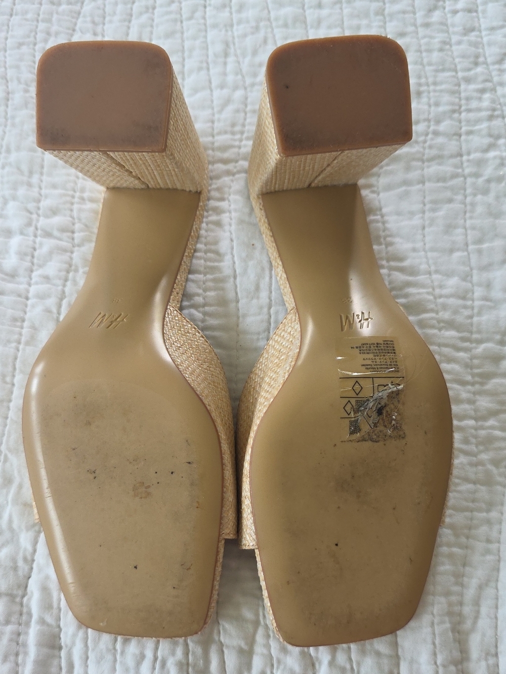 Straw Sandals Size 38 - Picture 5 of 12